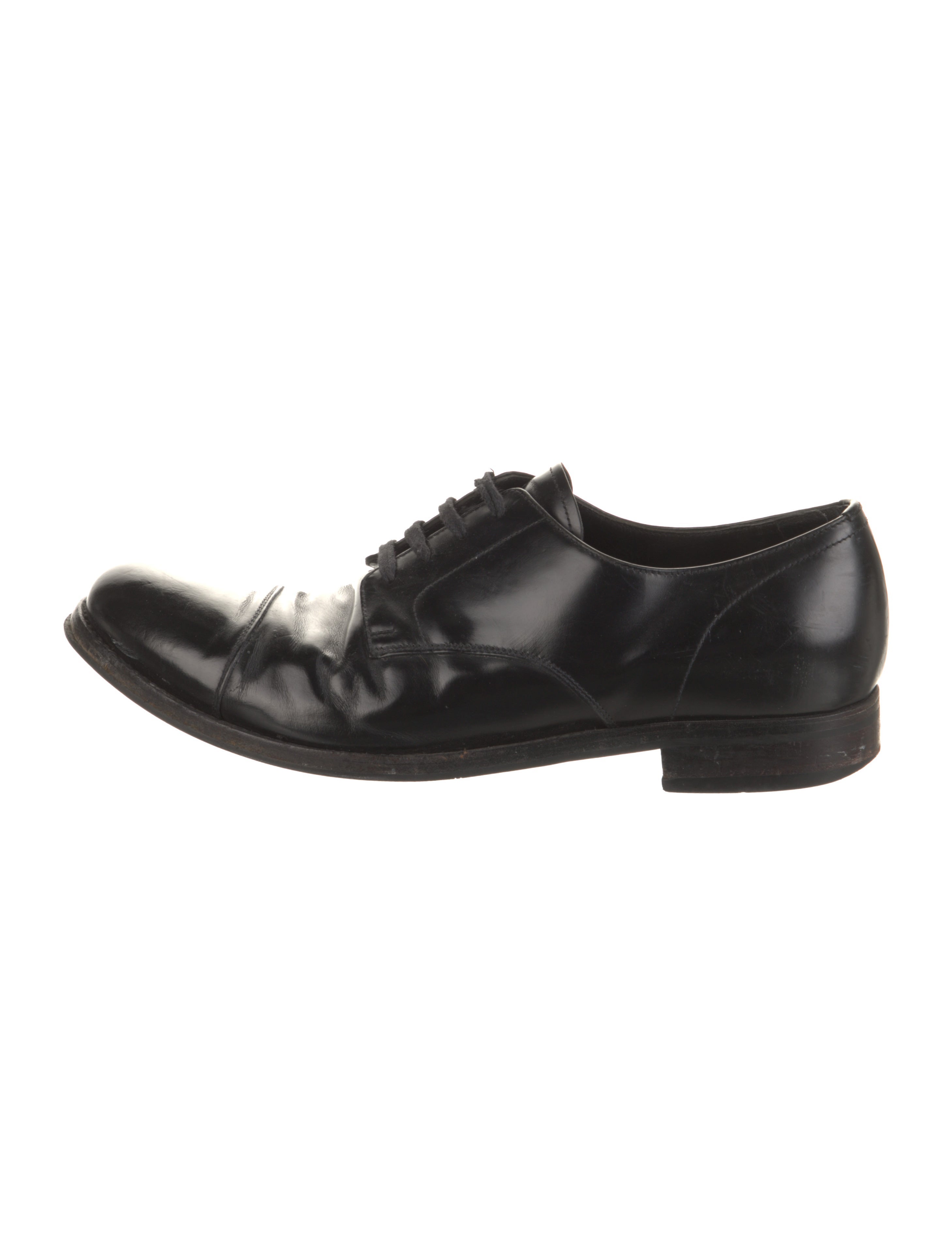 Prada Patent Leather Derby Shoes