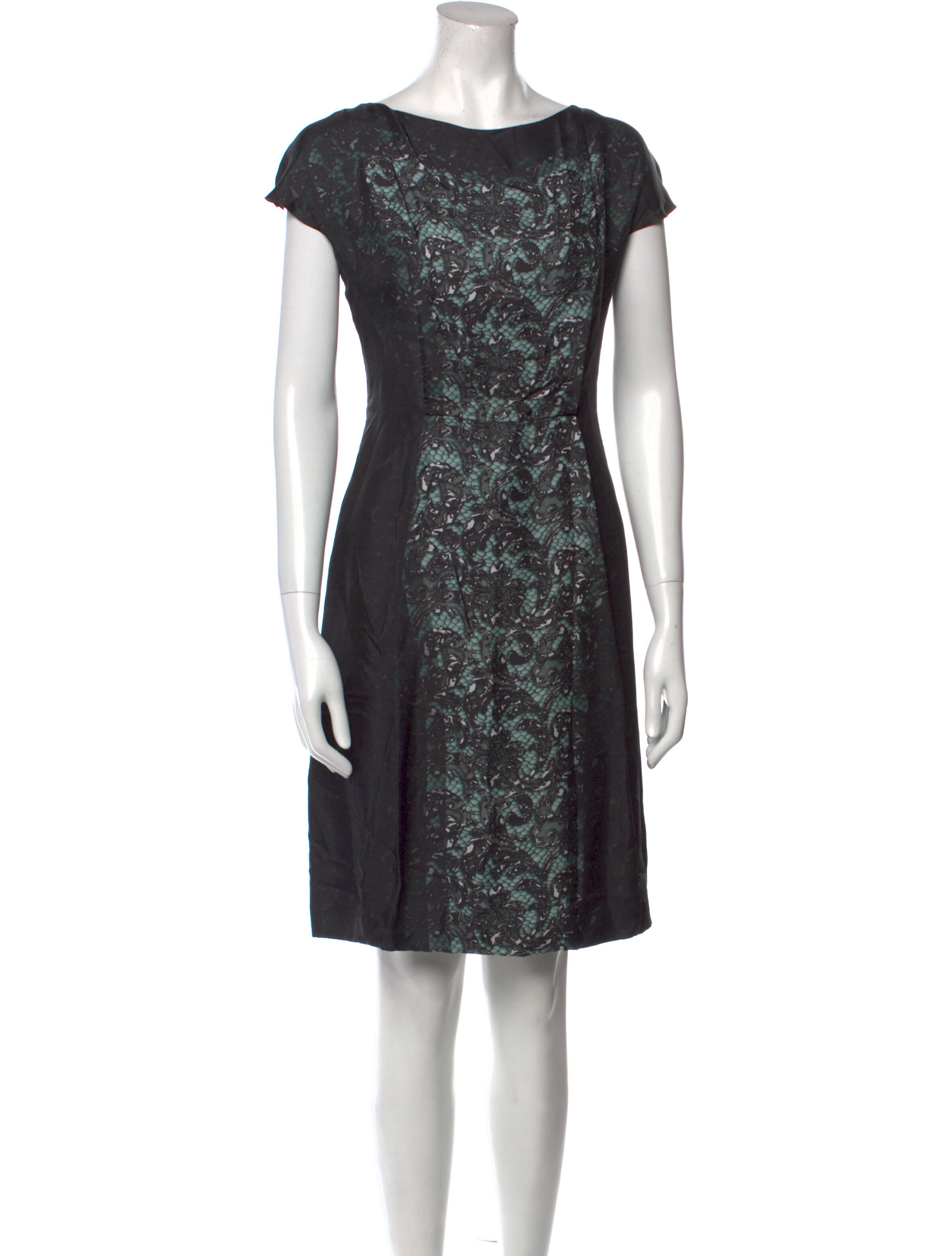 Prada Printed Knee-Length Dress