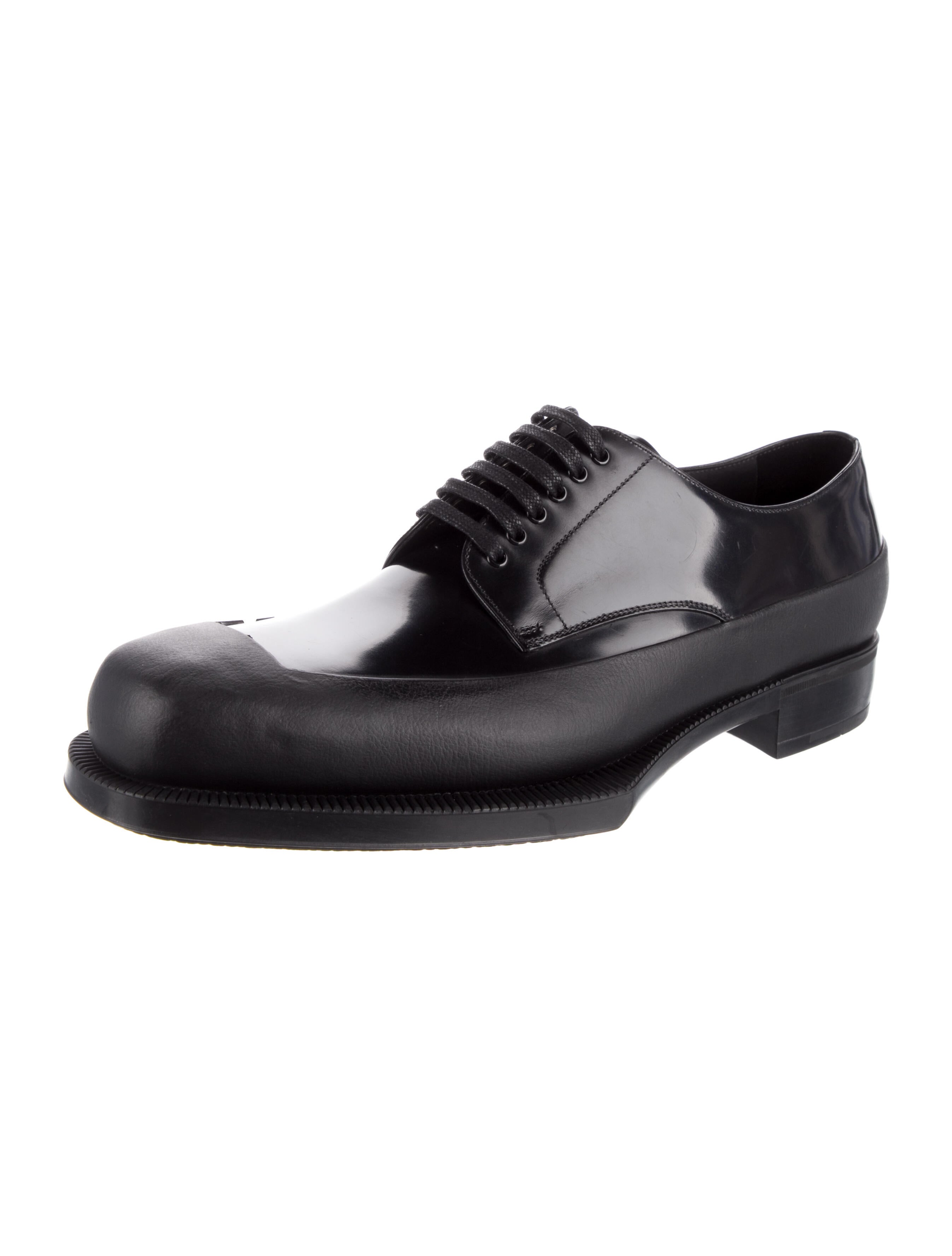 Prada Leather Derby Shoes
