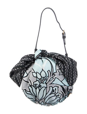 Prada Printed Raso Evening Bag