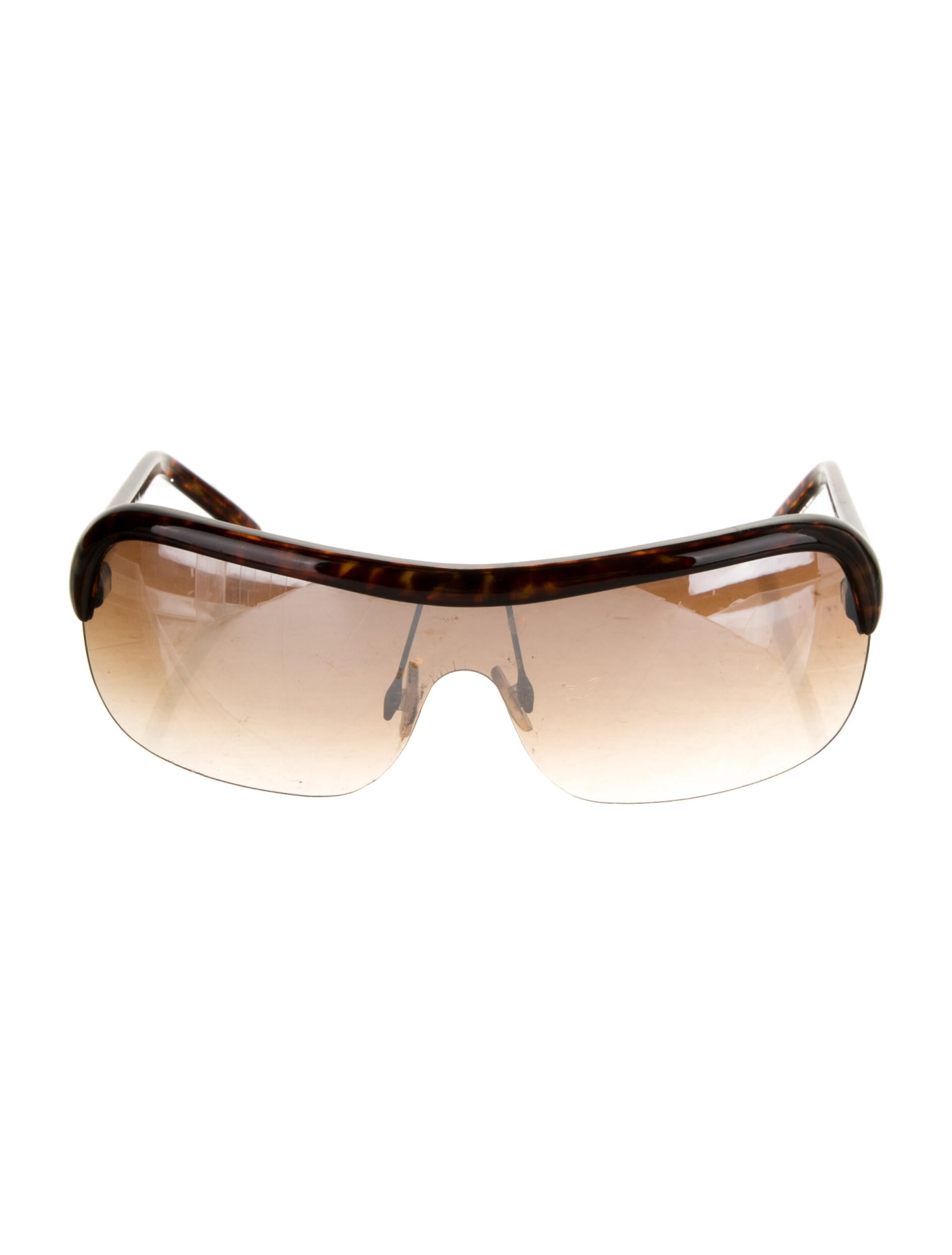 Prada Poeme Floral Sunglasses - Brown Sunglasses, Accessories ...