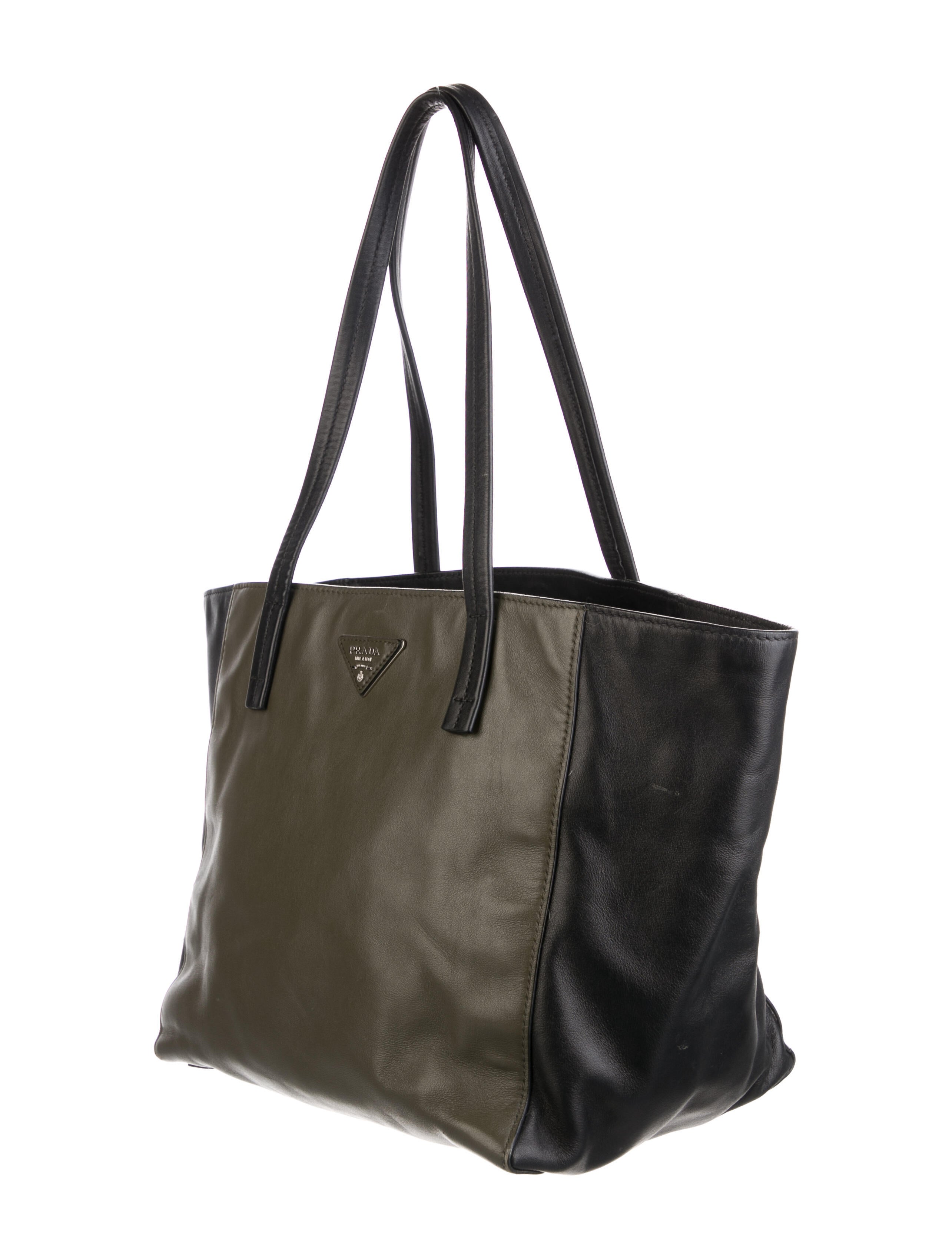 Prada Crocodile Lux Tote Green Totes, Handbags PRA271149 The RealReal