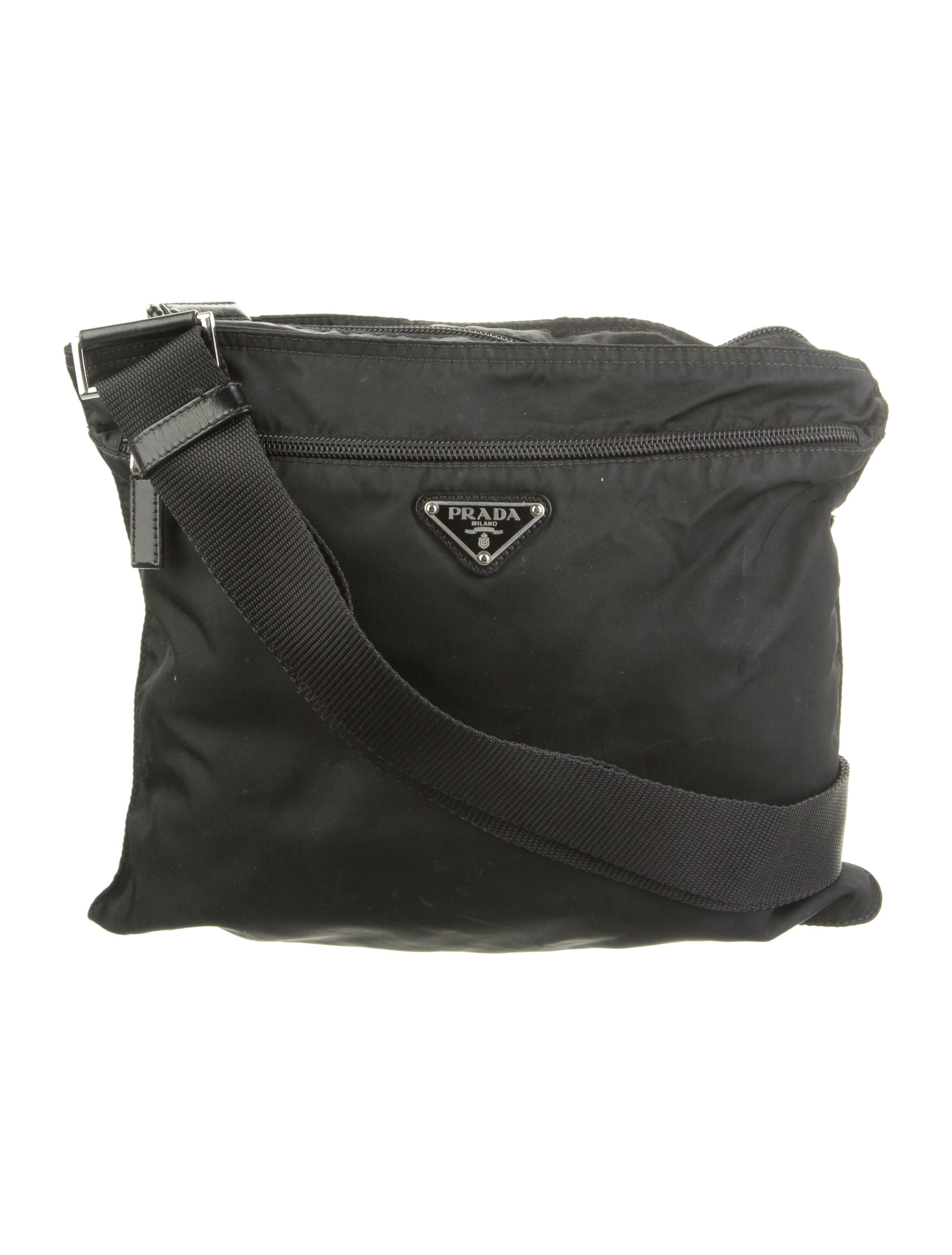 Prada Vintage Tessuto Camera Bag Black Crossbody Bags, Handbags