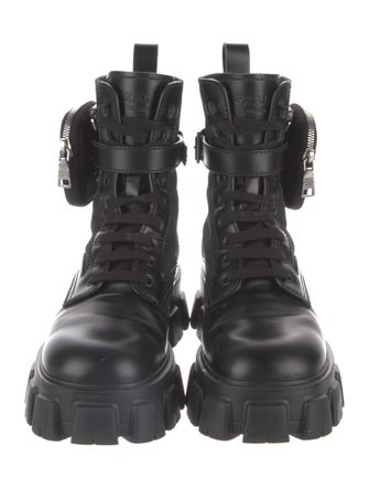 Prada Nylon Combat Boots