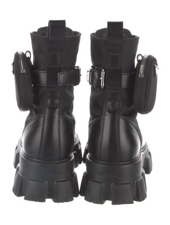 Prada Nylon Combat Boots