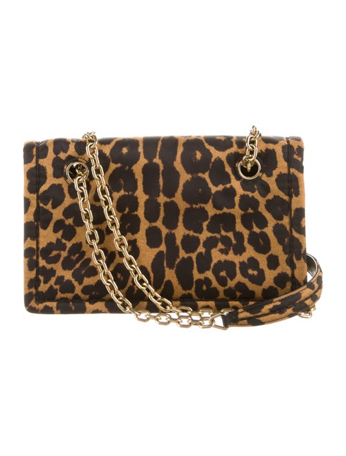 Prada Cheetah Tessuto Chain Flap Bag