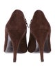 Prada Suede Pointed-Toe Booties