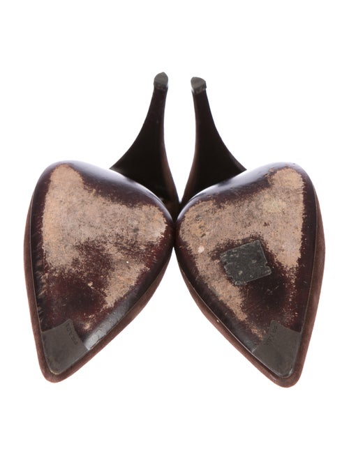 Prada Suede Pointed-Toe Booties