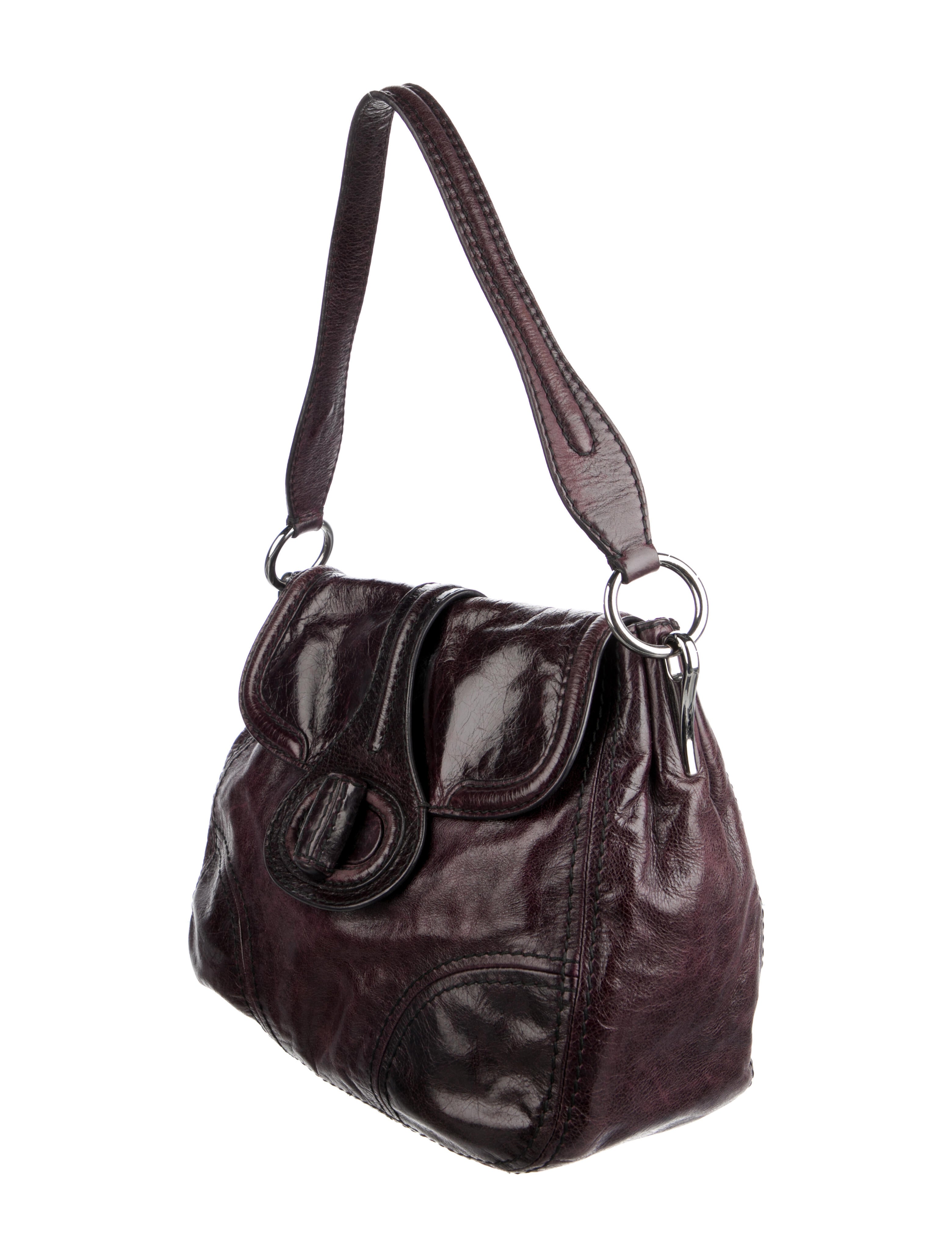 Prada Nappa Flap Bag Brown Shoulder Bags, Handbags PRA153352 The