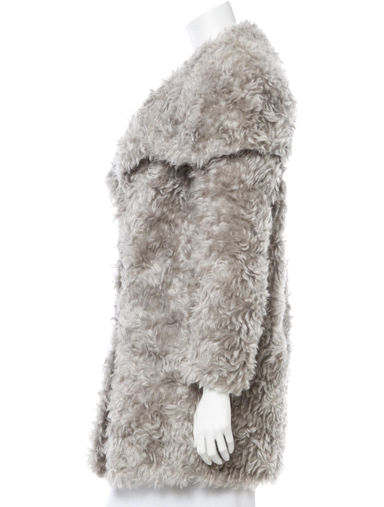 Prada Mohair Cocoon Coat Clothing PRA82586 The RealReal