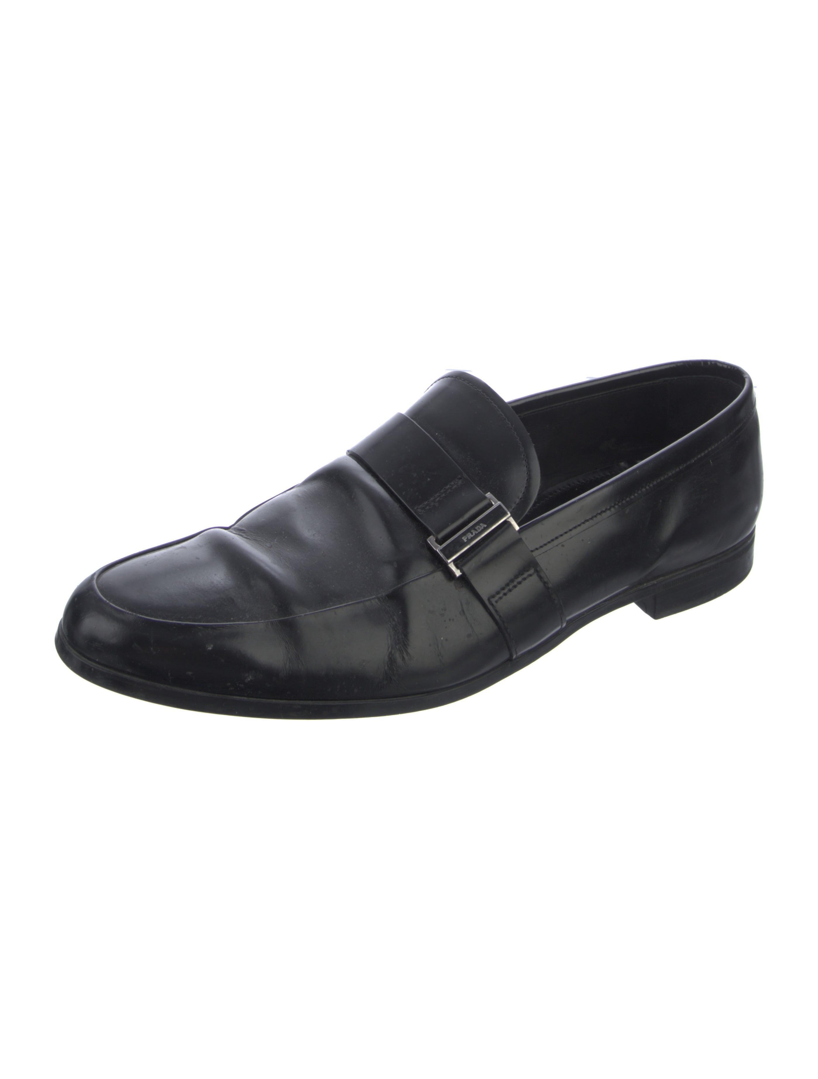 Pra Black Patent Leather Loafers 25mm Rubber Sole