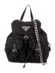 Prada Tessuto Mini Chain Backpack