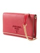 Prada Saffiano Lux Wallet on Chain