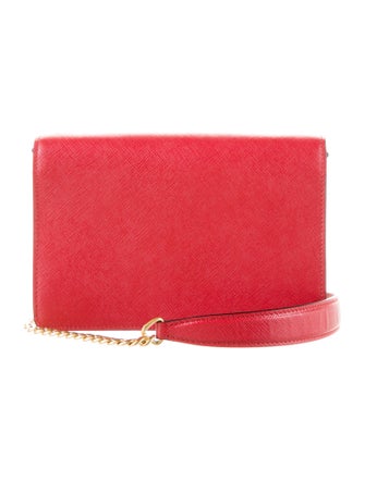 Prada Saffiano Lux Wallet on Chain