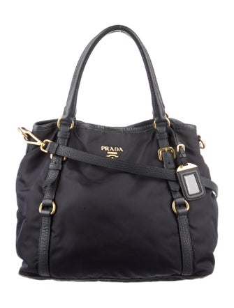 Prada Tessuto & Soft Calf Shoulder Bag