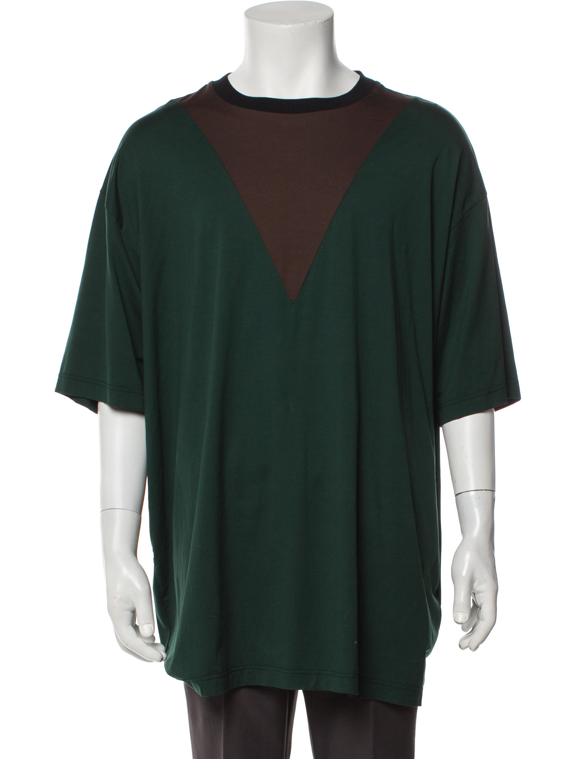 Prada 2021 Colorblock Pattern T-Shirt