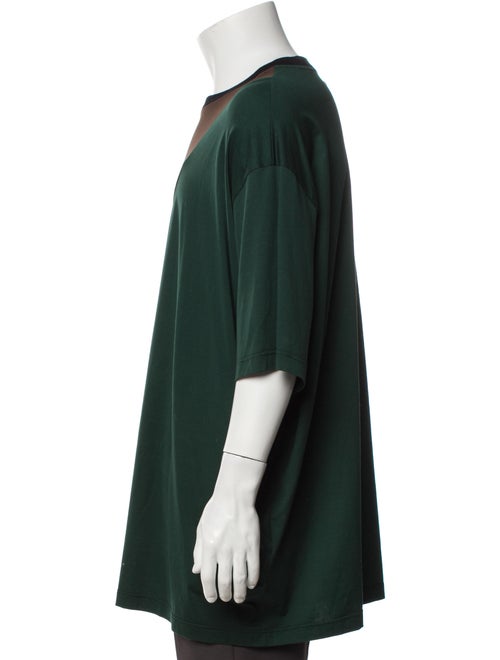 Prada 2021 Colorblock Pattern T-Shirt