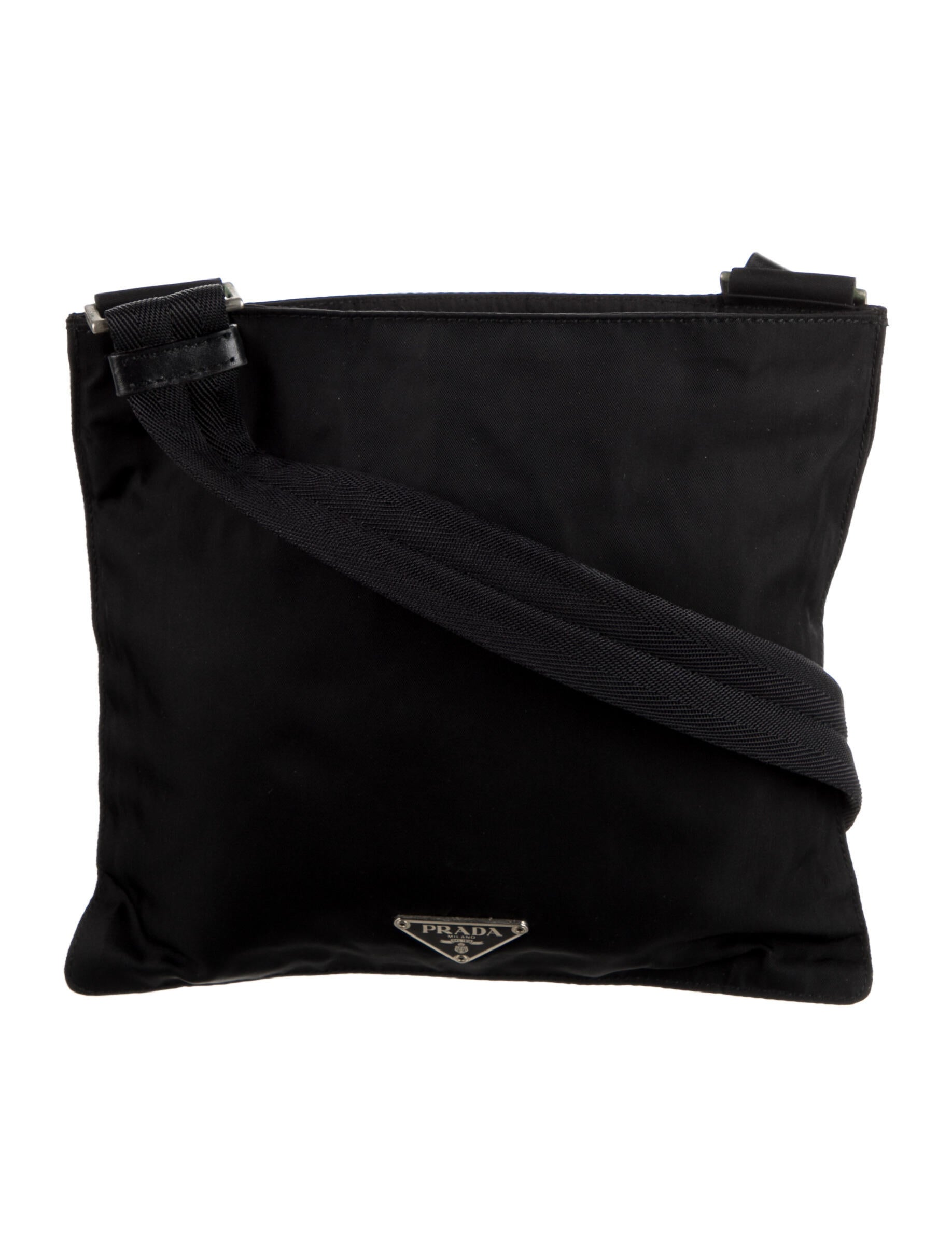 Prada Vela Crossbody Black Crossbody Bags, Handbags PRA857320 The