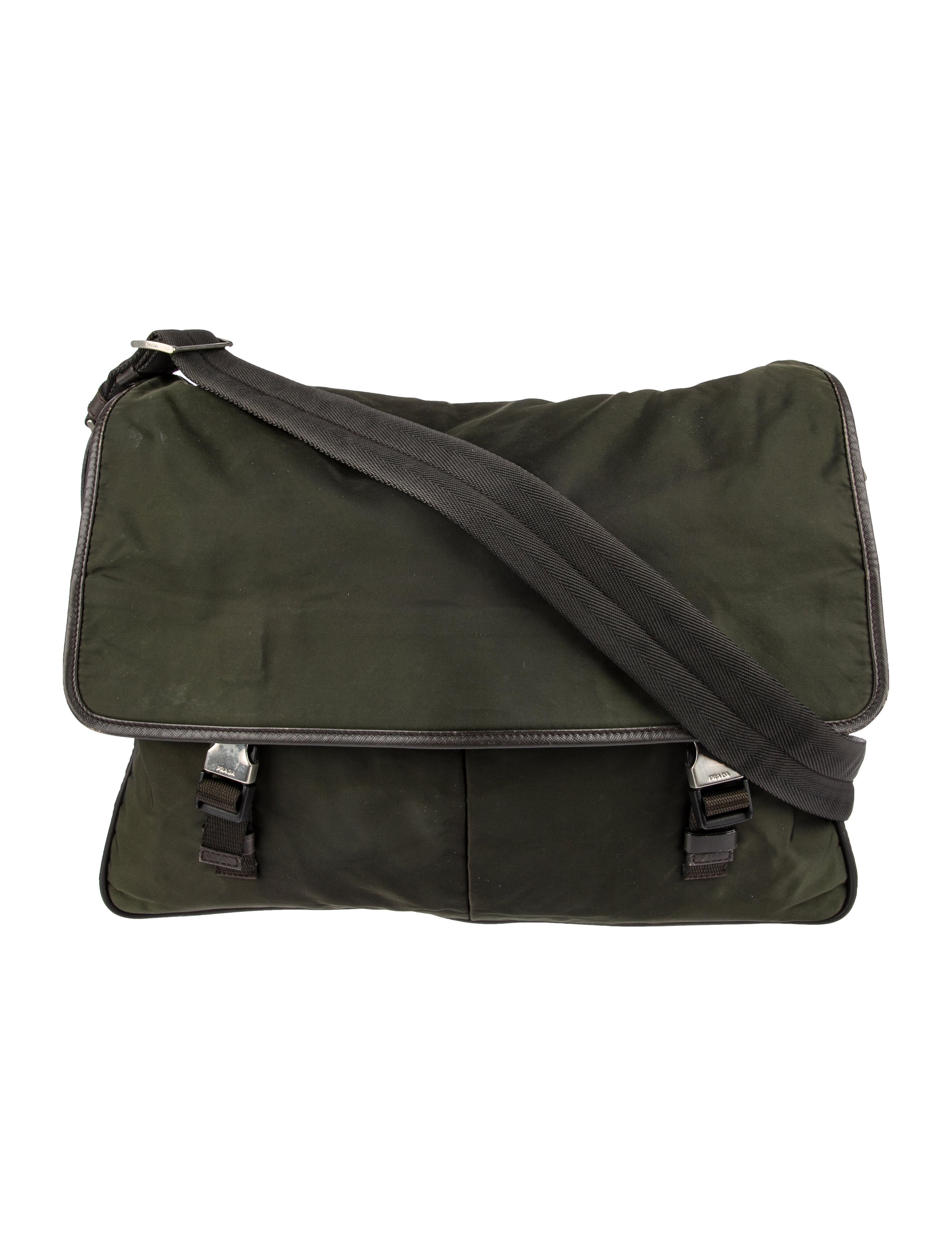 Prada Sport Nylon Messenger Bag Brown Messenger Bags, Bags