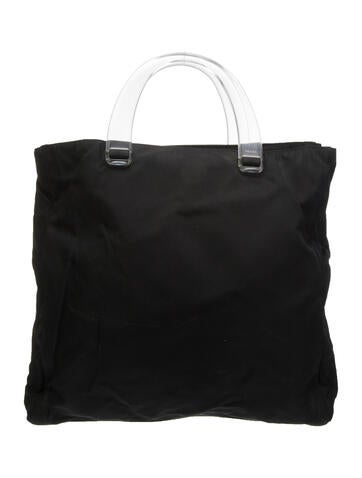 Prada Totes Tessuto Lucite Tote Bag