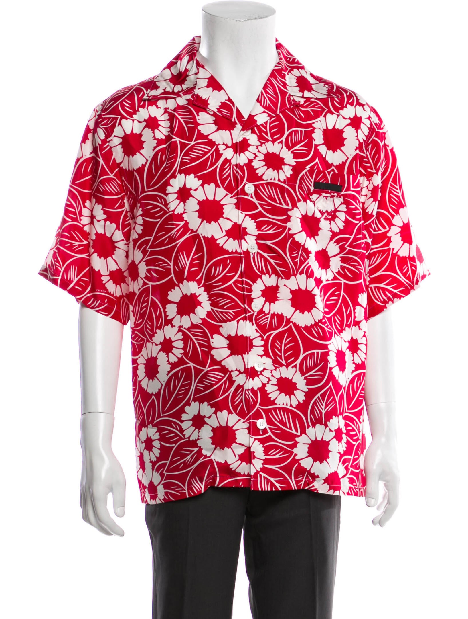 ワンピース Prada Printed Silk Shirt Prada Printed Twill Silk Shirt | Prada Woman collection