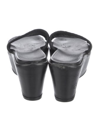 Prada Leather Slides