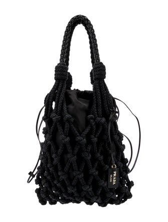 Prada Mini Fishnet Cord Bag