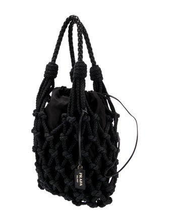 Prada Mini Fishnet Cord Bag