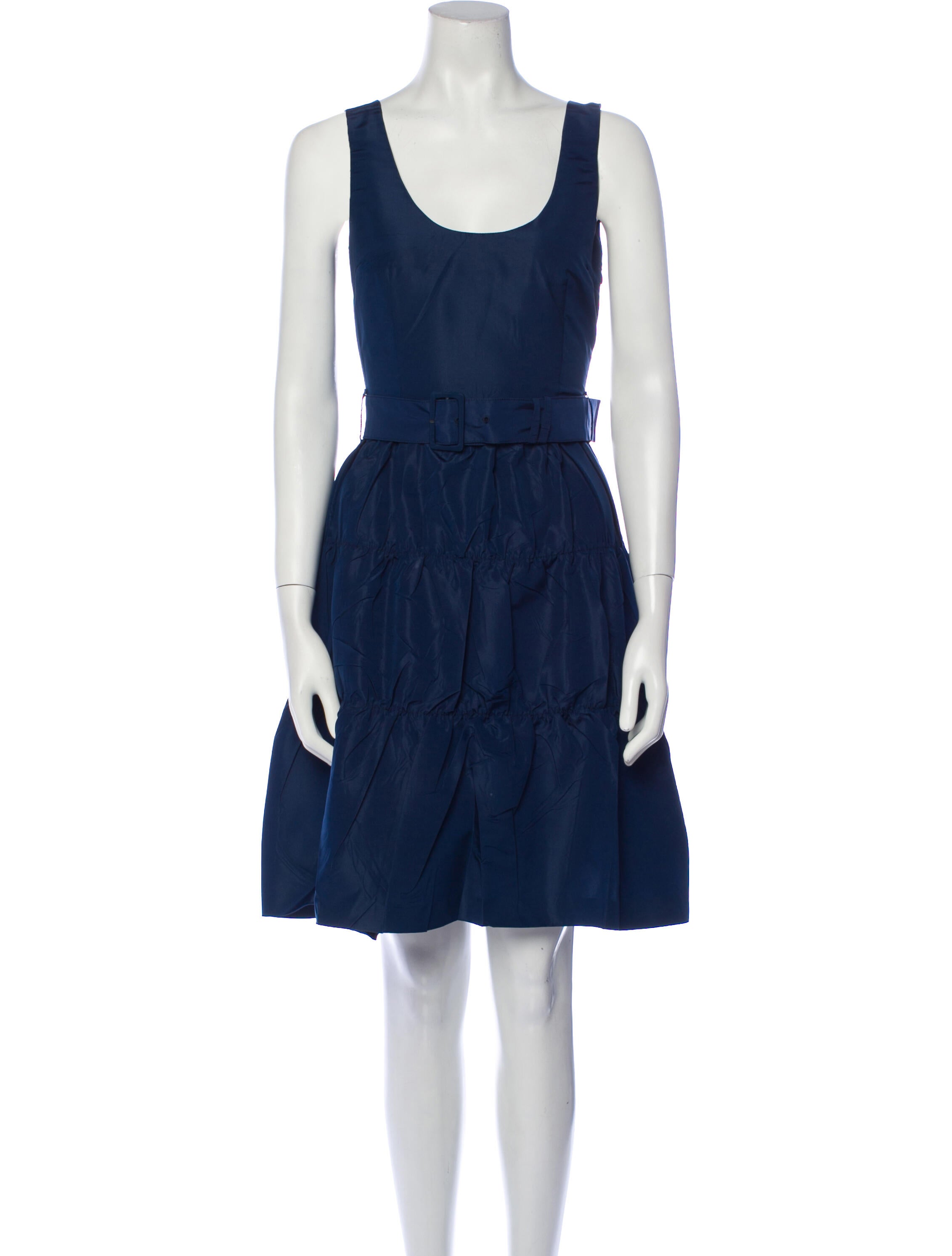 Prada Scoop Neck Mini Dress