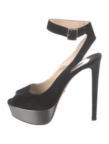 Prada Sandals 2010's Suede IT 40.5 | 10.5