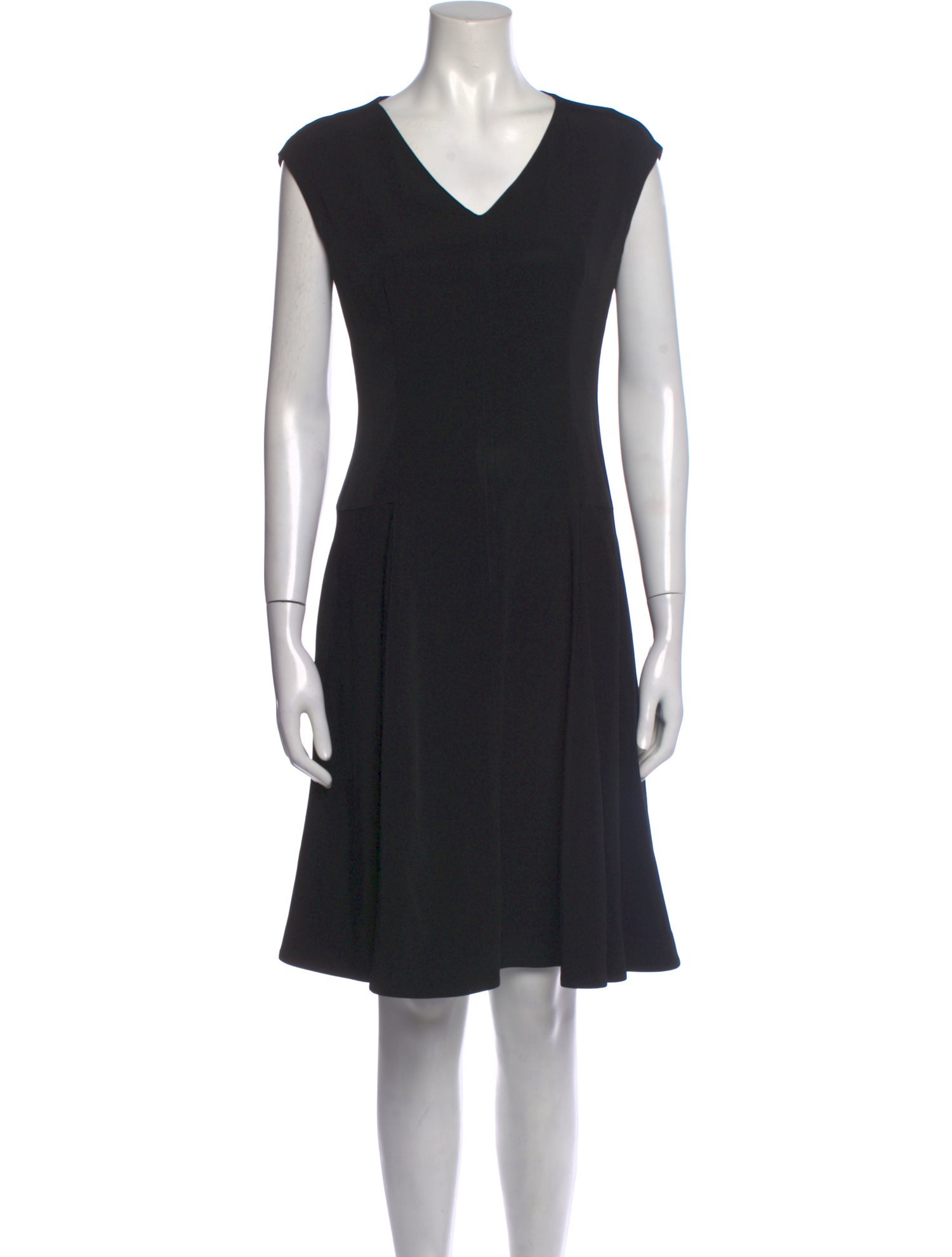 Prada V-Neck Knee-Length Dress