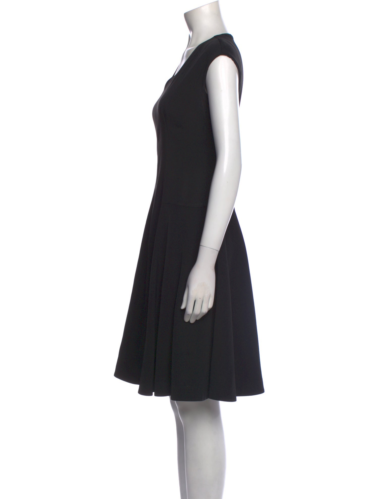 Prada V-Neck Knee-Length Dress