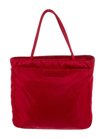 Prada Handle Bags Tessuto City Tote