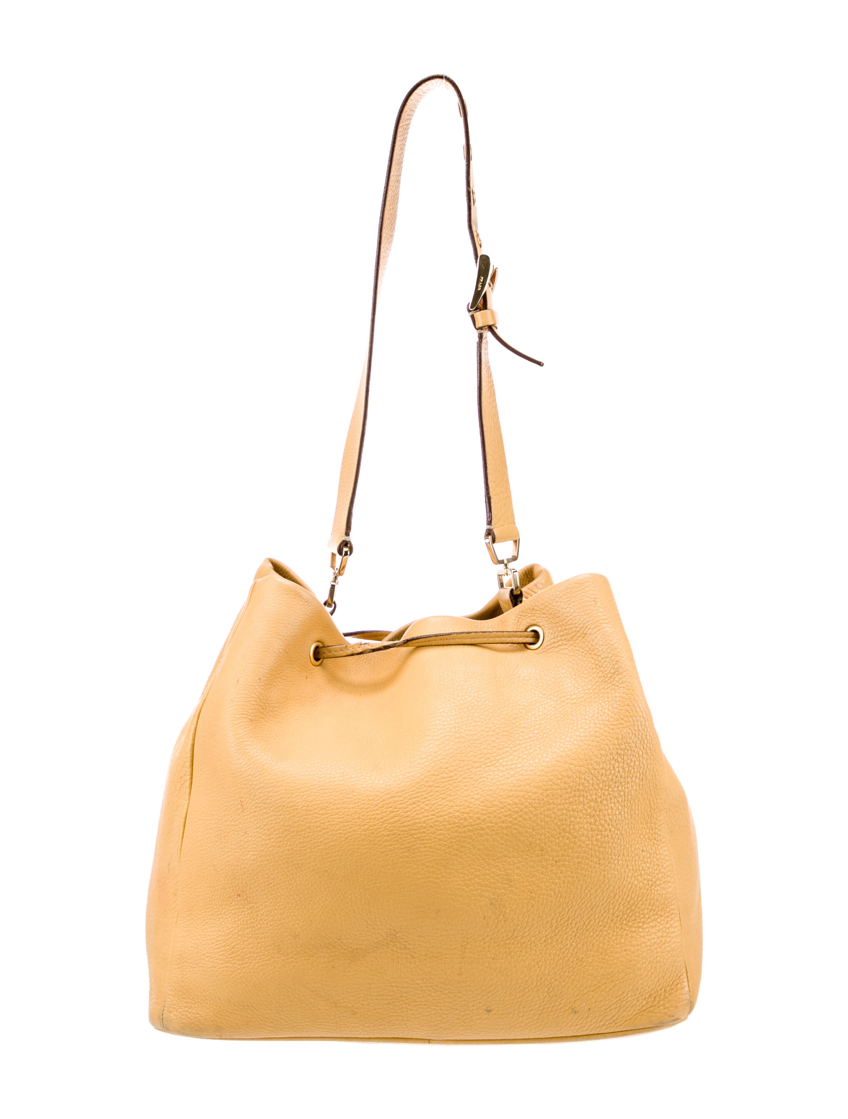 Prada Vitello Daino Bucket Bag