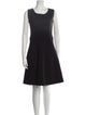 Prada Virgin Wool Knee-Length Dress