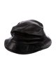 Prada Leather Bucket Hat