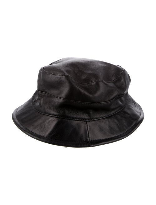 Prada Leather Bucket Hat