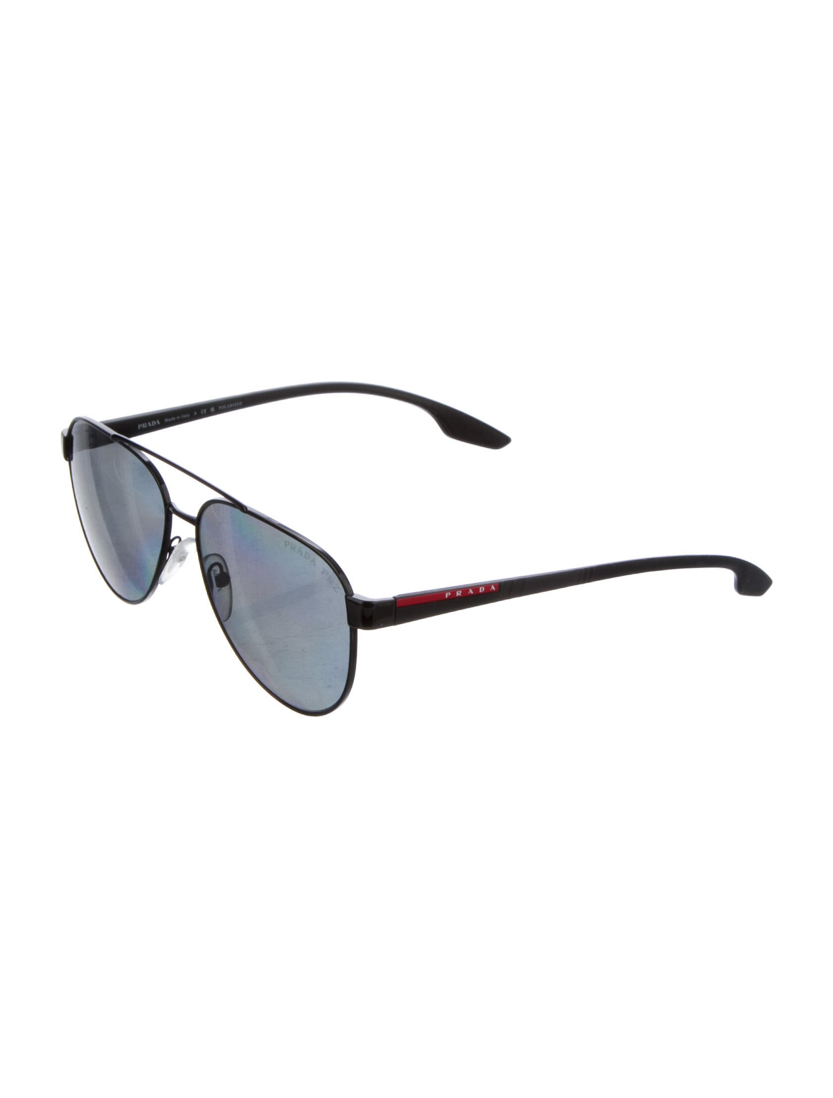 Prada Sport Aviator Tinted Sunglasses Black Sunglasses, Accessories