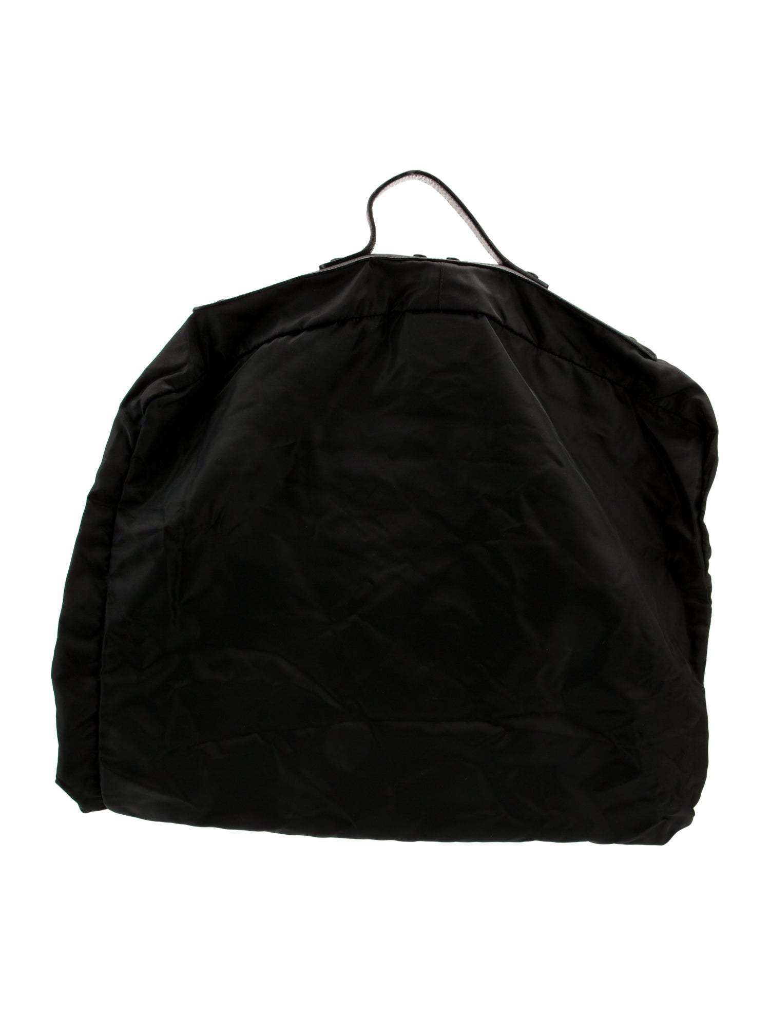 Prada Saffiano Trimmed Tessuto Garment Bag Black Garment Covers, Bags