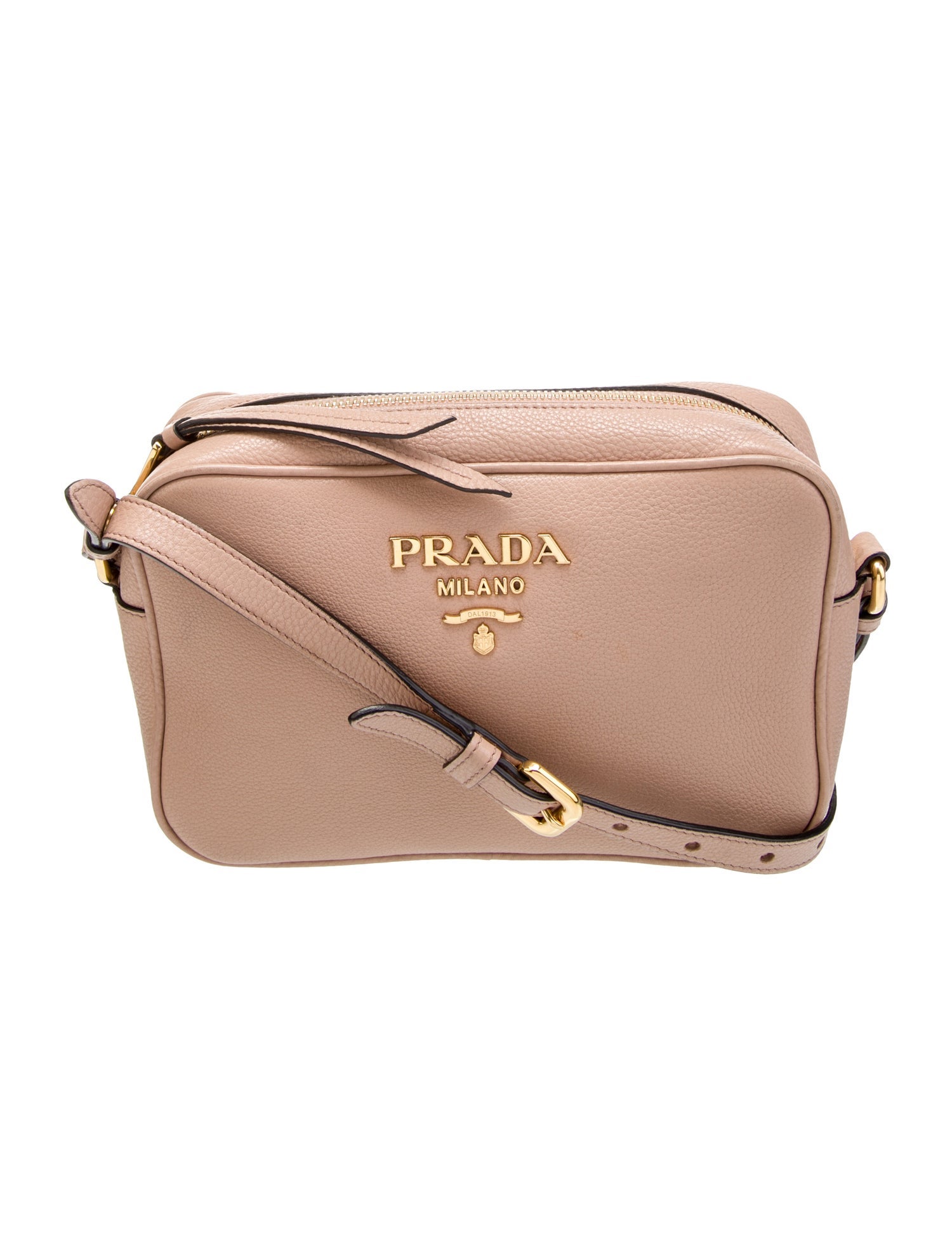 Prada Vitello Phenix Crossbody Bag Neutrals Crossbody Bags, Handbags