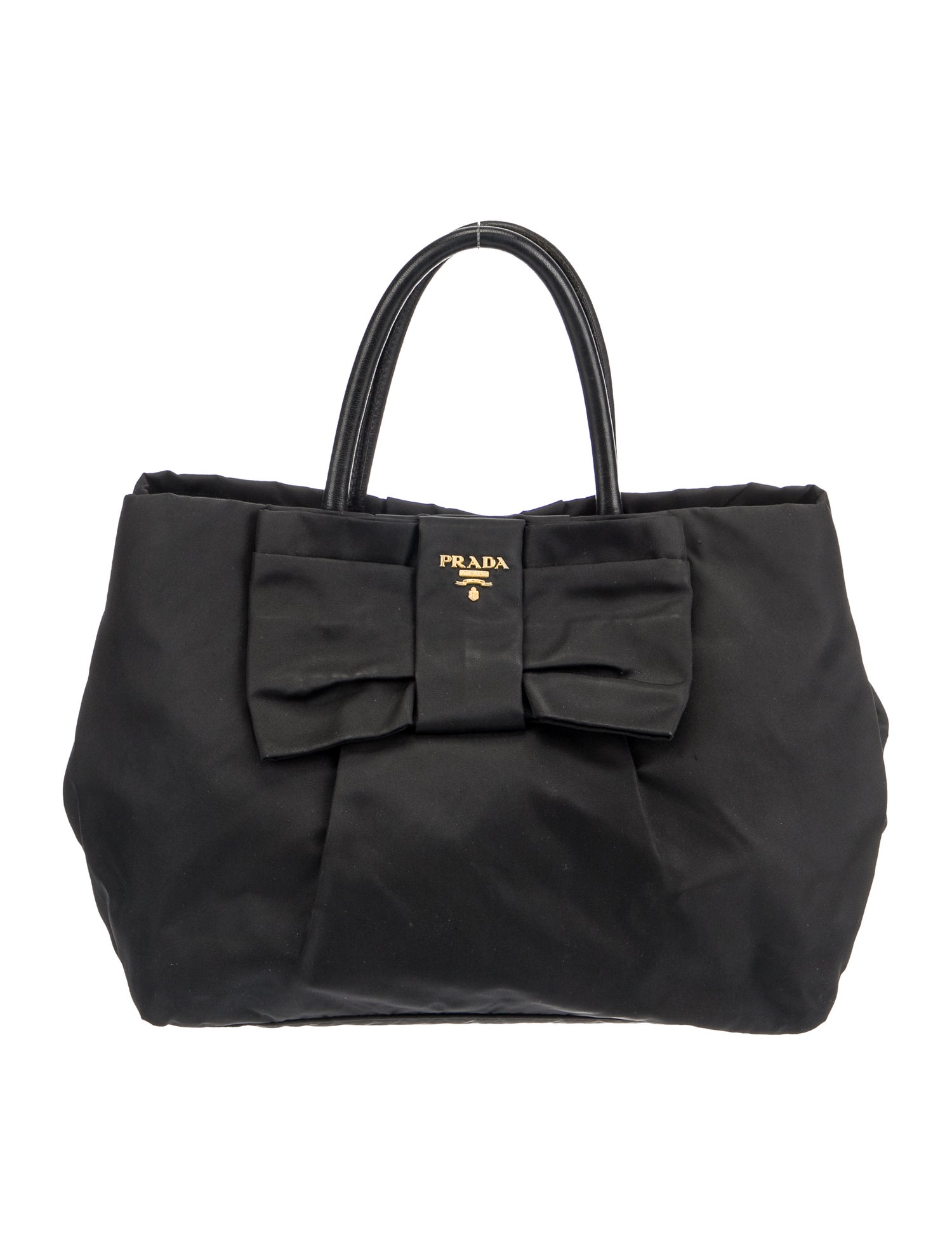 PRADA TESSUTO NYLON CROCO TOTE HAND BAG Prada Tessuto Tote Large