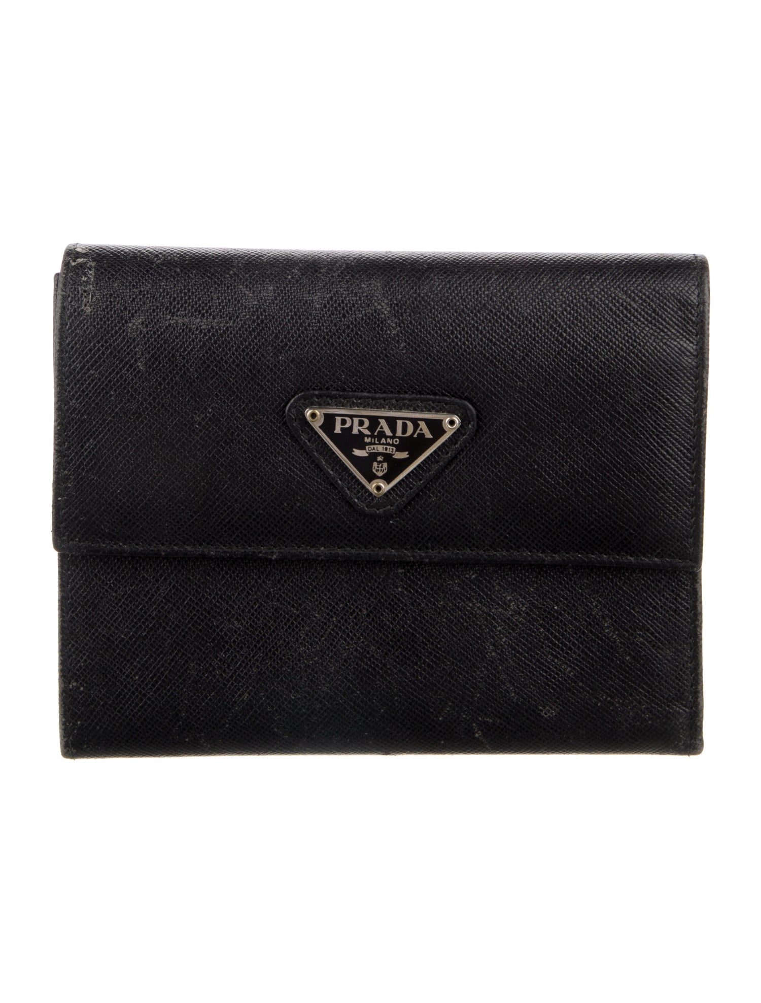 Prada Leather Trifold Wallet