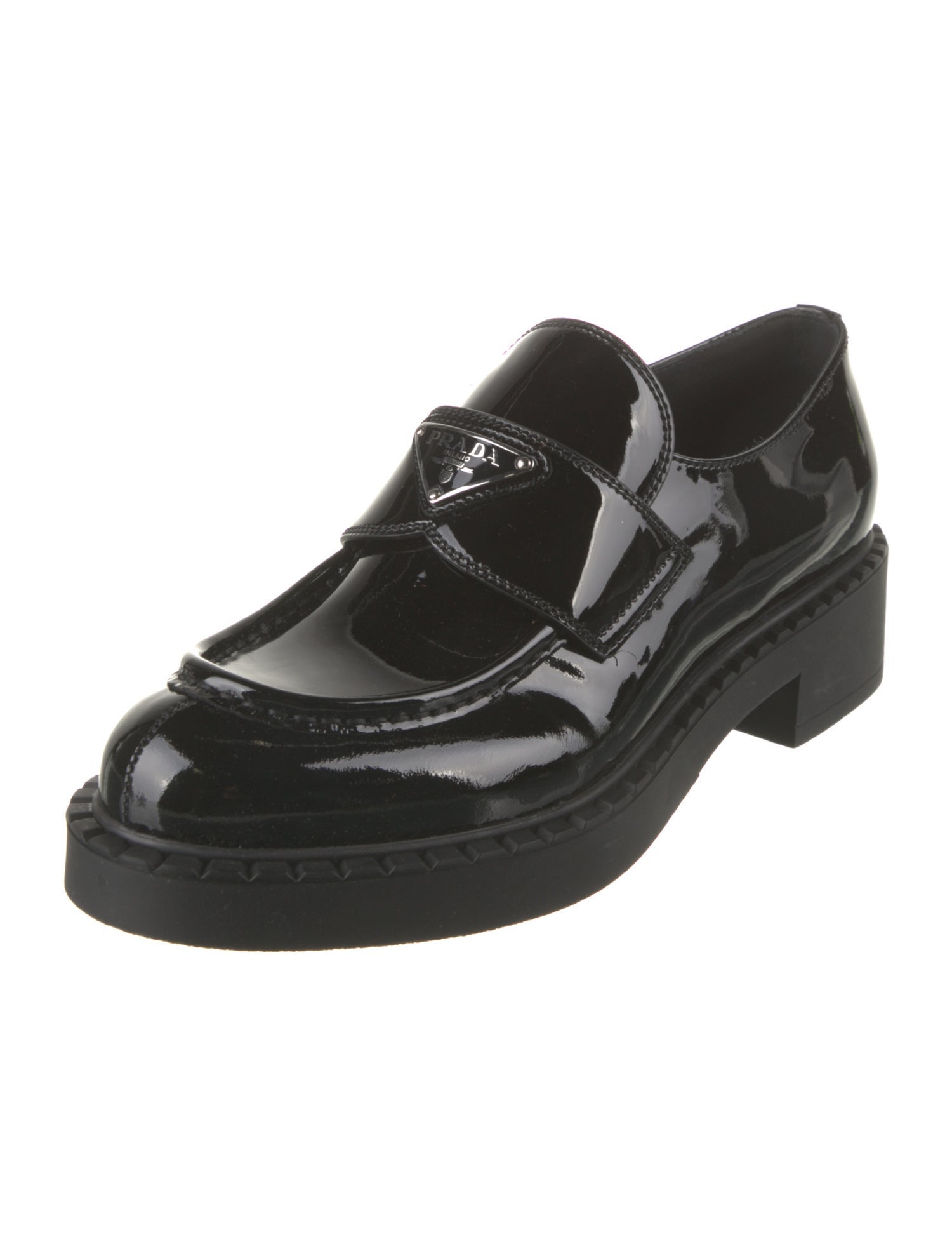 black leather shoes women