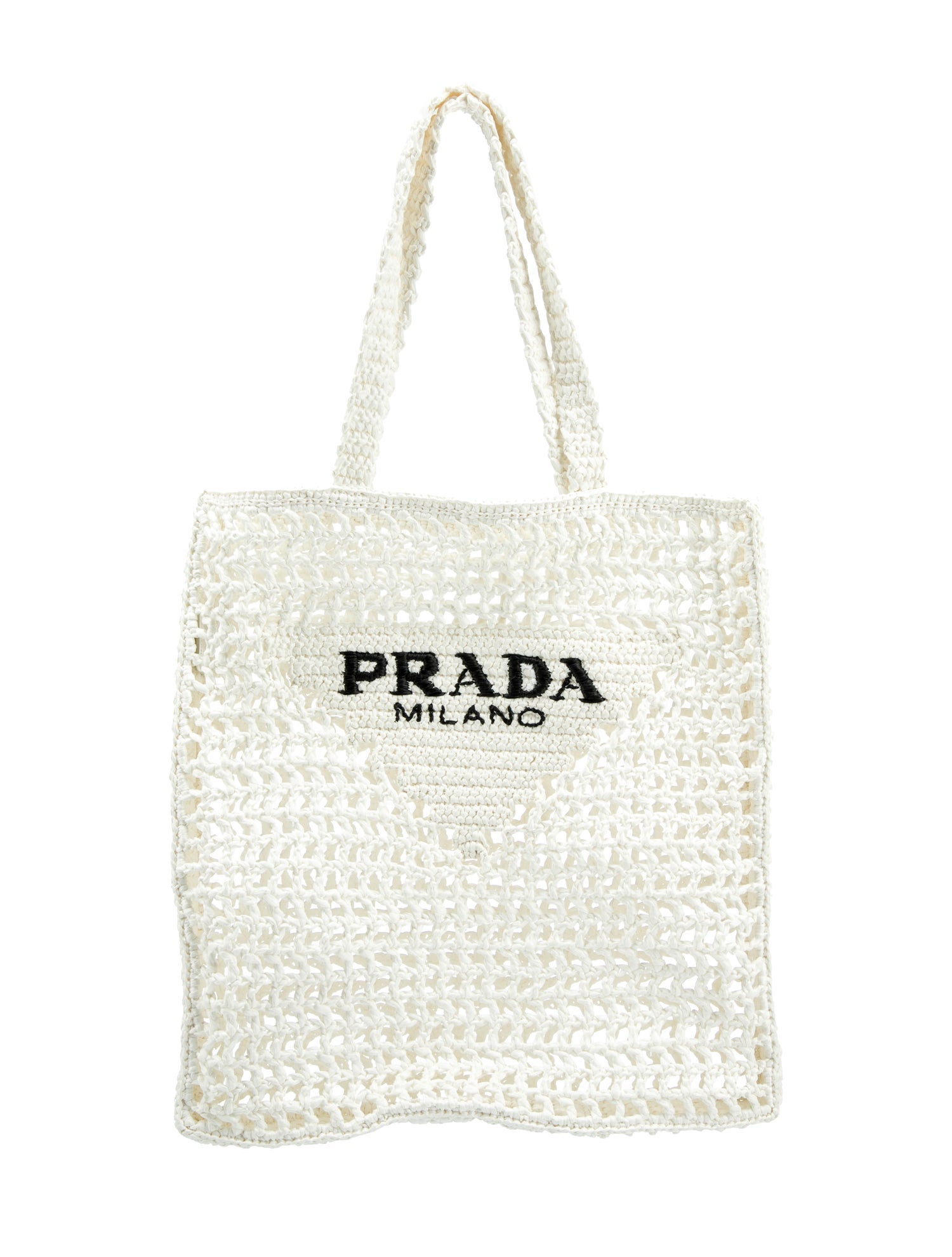 Prada Crochet Tote Bag