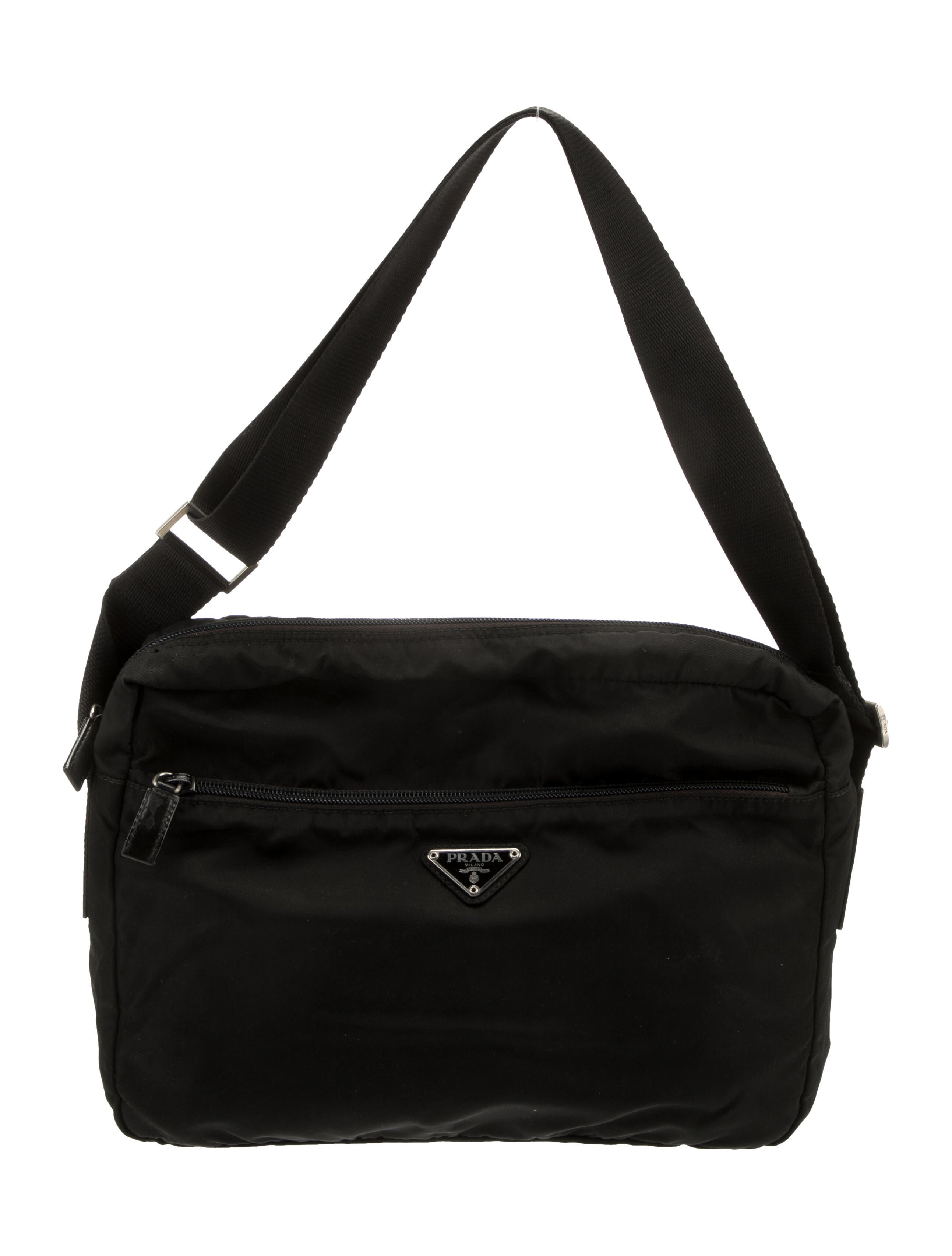 Prada Vela Messenger Bag Black Messenger Bags, Bags PRA912111 The