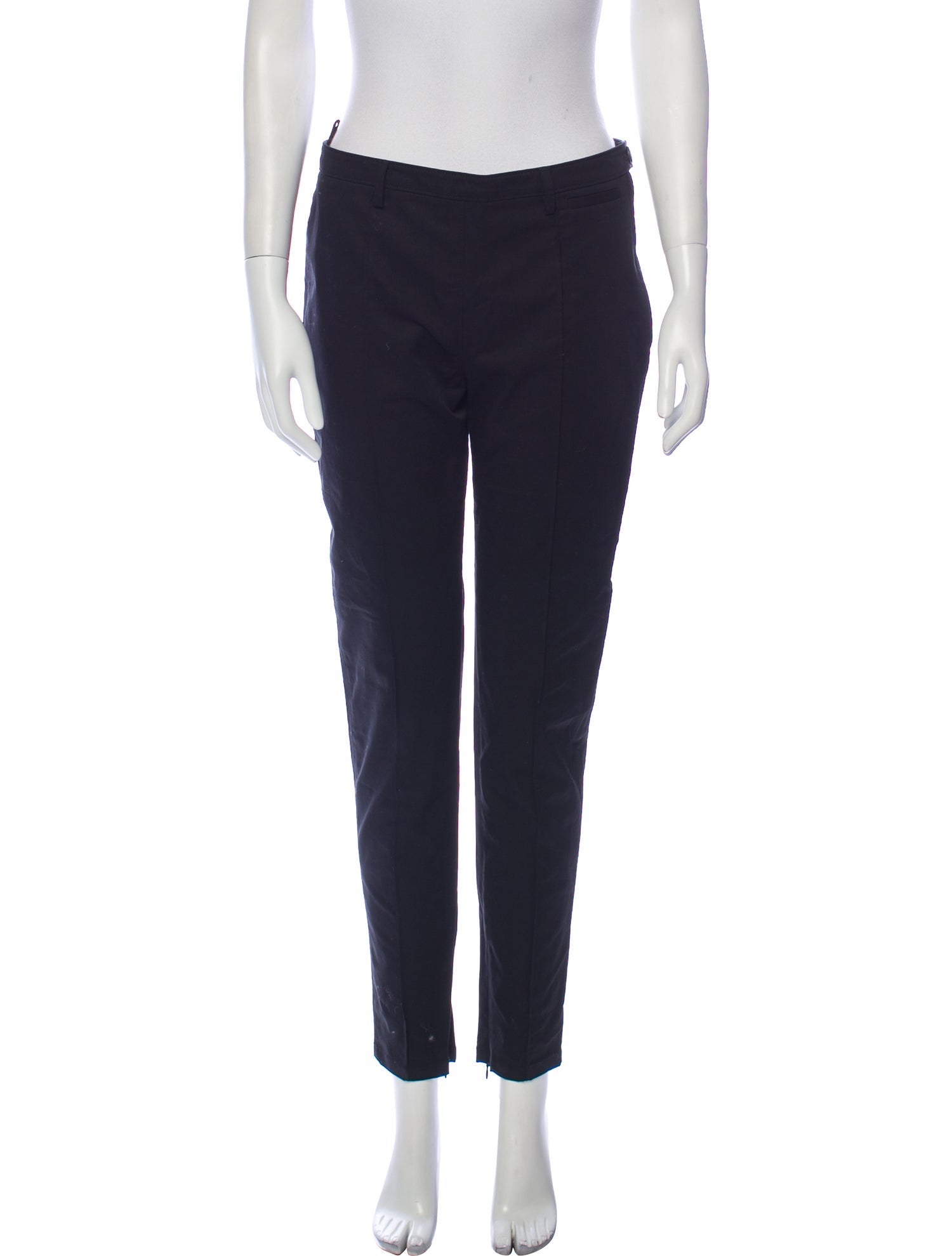 Versace Jeans Skinny Leg Pants Black Pants, Clothing WVJ33225 The RealReal