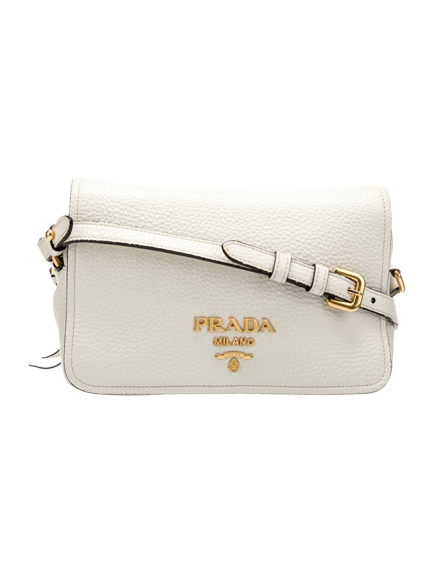 Prada Vitello Phenix Crossbody Bag White Crossbody Bags, Handbags