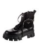 Prada Leather Combat Boots