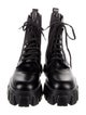 Prada Leather Combat Boots