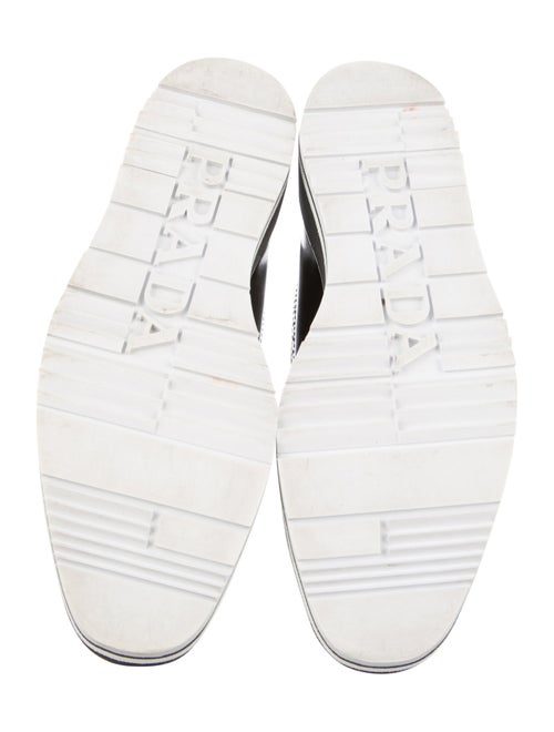 Prada Leather Lasercut Accents Oxfords
